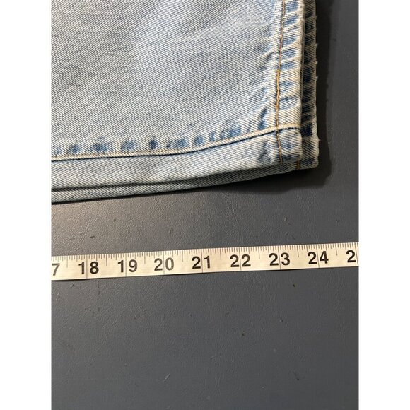 Levis 550 Relaxed Fit Tapered Leg Jeans Womens 14 Petite Light Wash - Picture 11 of 12